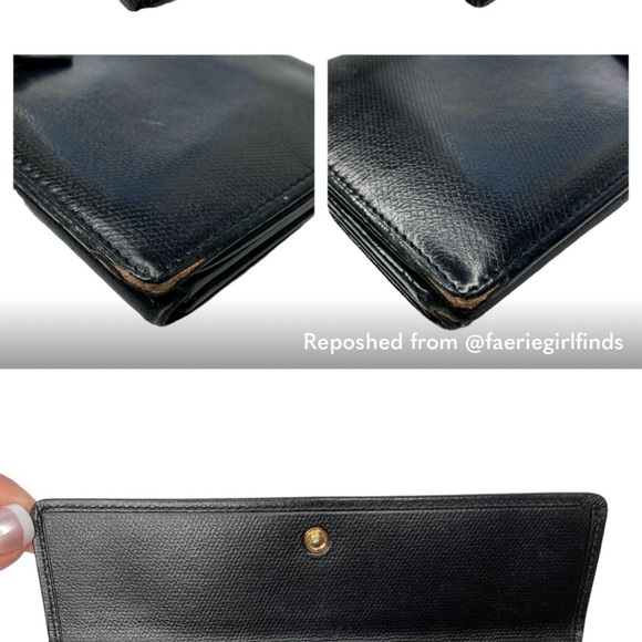 Authentic Chanel Sevruga Continental interlocking long wallet in box - Picture 9 of 11